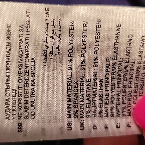 NWT: Reebok Womens High Rise Training Tights - Picture 8 of 8